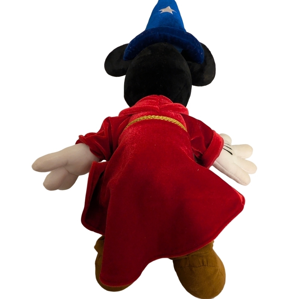 Mickey Mouse Fantasia Sorcerer Plush 24" Disney Toy Collectible - Picture 7 of 12